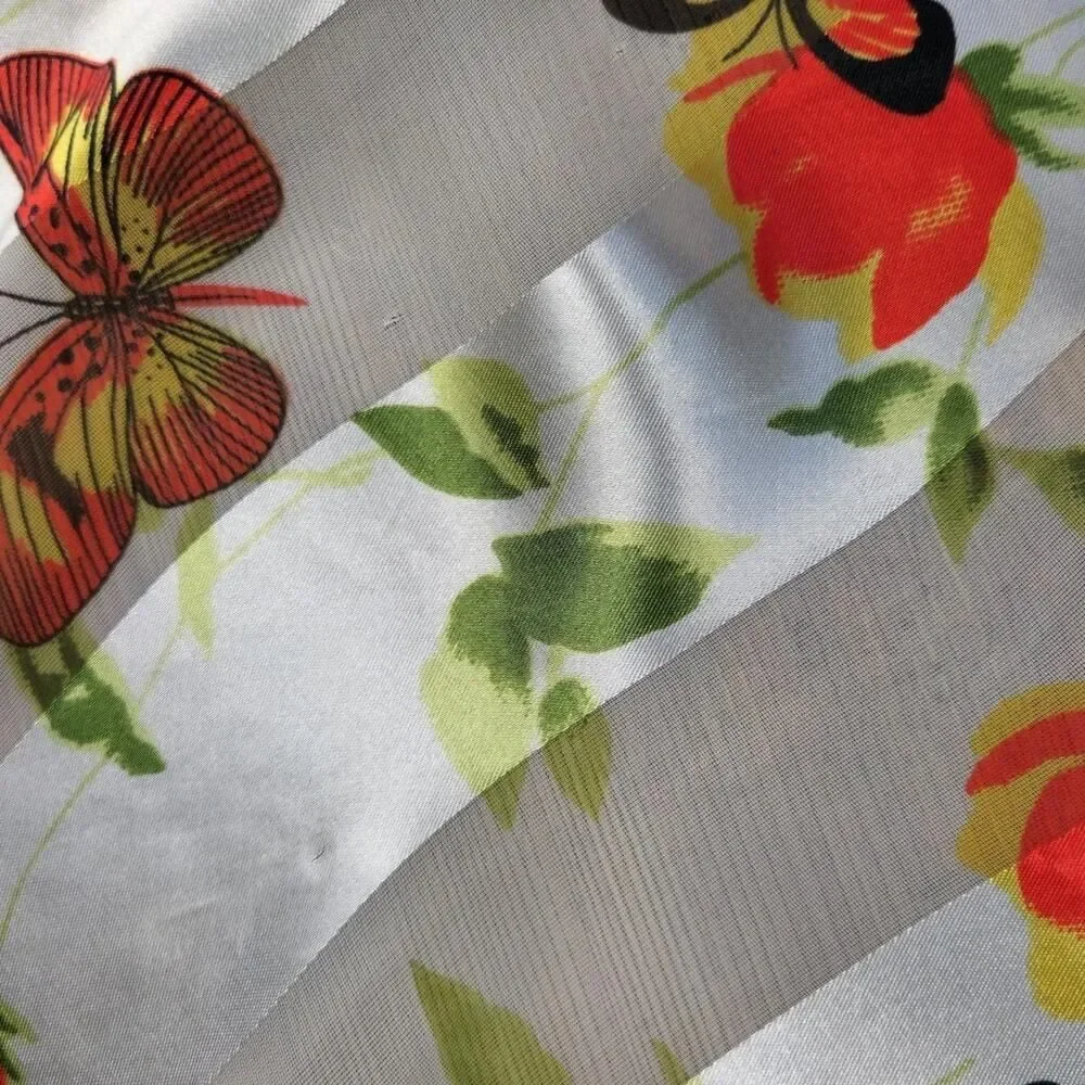BUTTERFLY FLORAL SCARF TWEE GARDEN COTTAGECORE FAIRYCORE